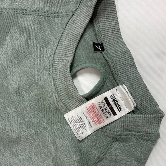 Gymshark Sage Green Long Sleeve Top - Picture 2 of 9